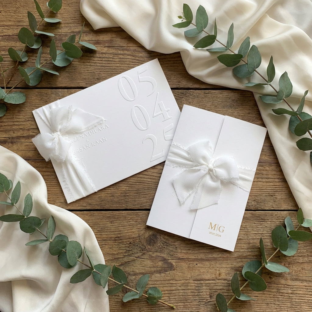 Handgeprägte Luxus-Einladungen