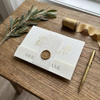 Pocket – Elegante Hochzeitseinladung mit Heißfolienprägung