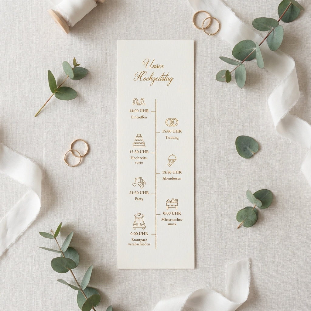 Infokarte zur Hochzeitseinladung | Zusatzkarte