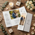 Express Hochzeitseinladung "Celeste Amour" | Altarfalzkarte