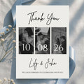 High-quality invitation card | Elegant linen paper with blind embossing