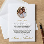 High-quality invitation card | Elegant linen paper with blind embossing
