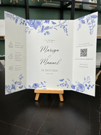 Express Hochzeitseinladung "Summer Garden" | Altarfalzkarte