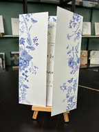 Express Hochzeitseinladung "Summer Garden" | Altarfalzkarte