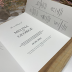 Einladung „Altarfalzkarte - Linen Lace"