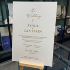 Einladung mit Gold- und Blindprägung „Royal Press“