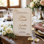 Invitation "Lemons" | Gatefold card with ribbon