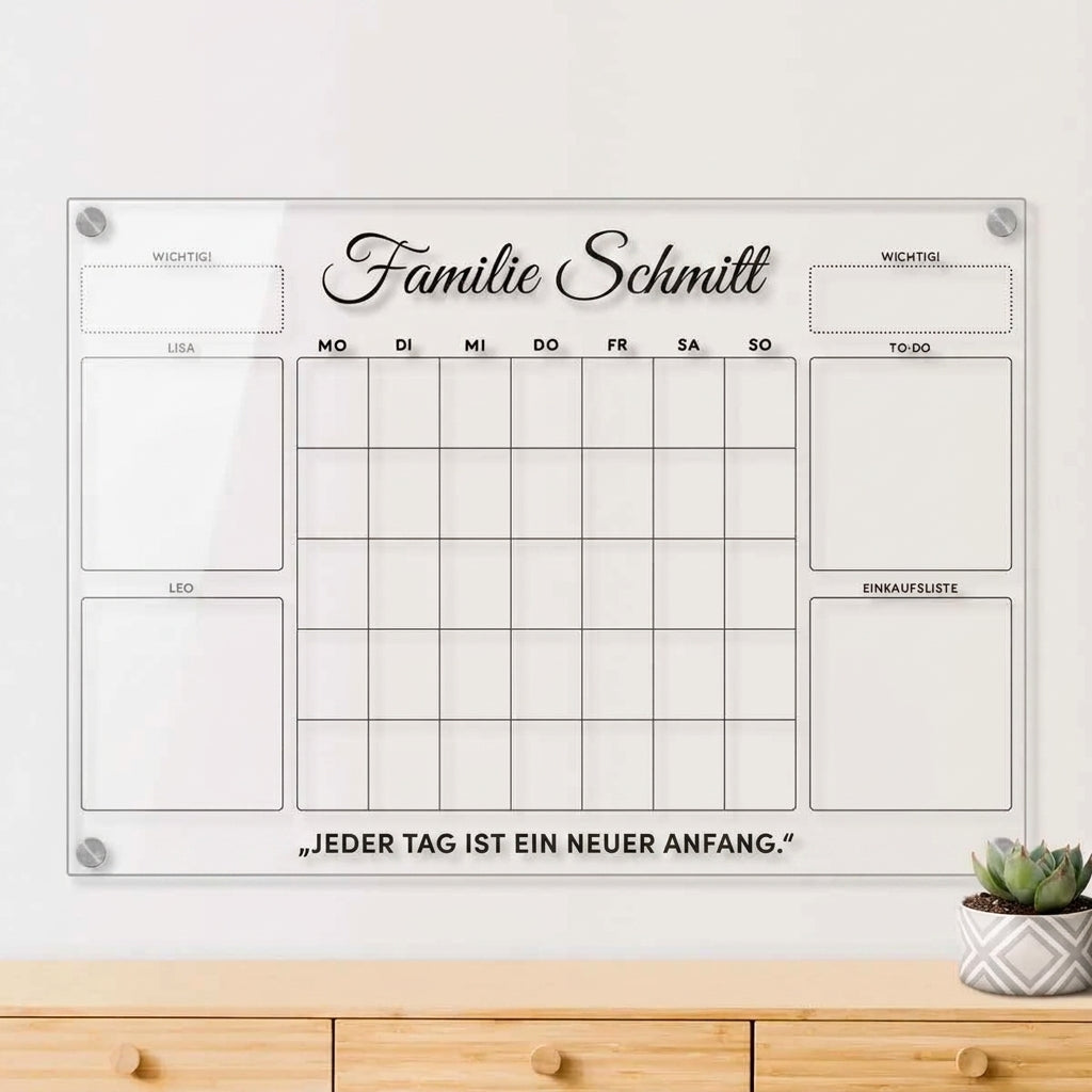 Hochzeitsgeschenk | Kalender "Familie"