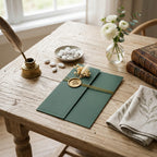 High-quality invitation card | Elegant linen paper with blind embossing