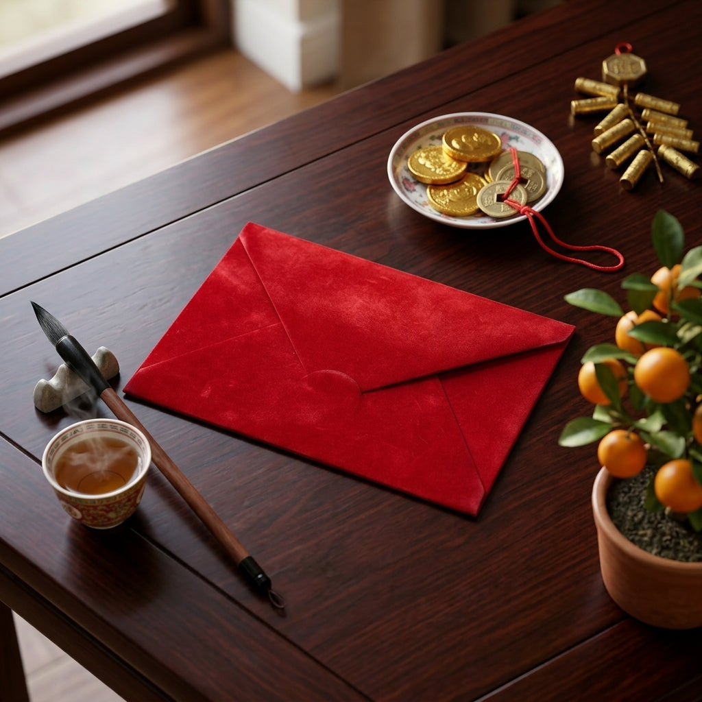 High-quality invitation card | Elegant linen paper with blind embossing