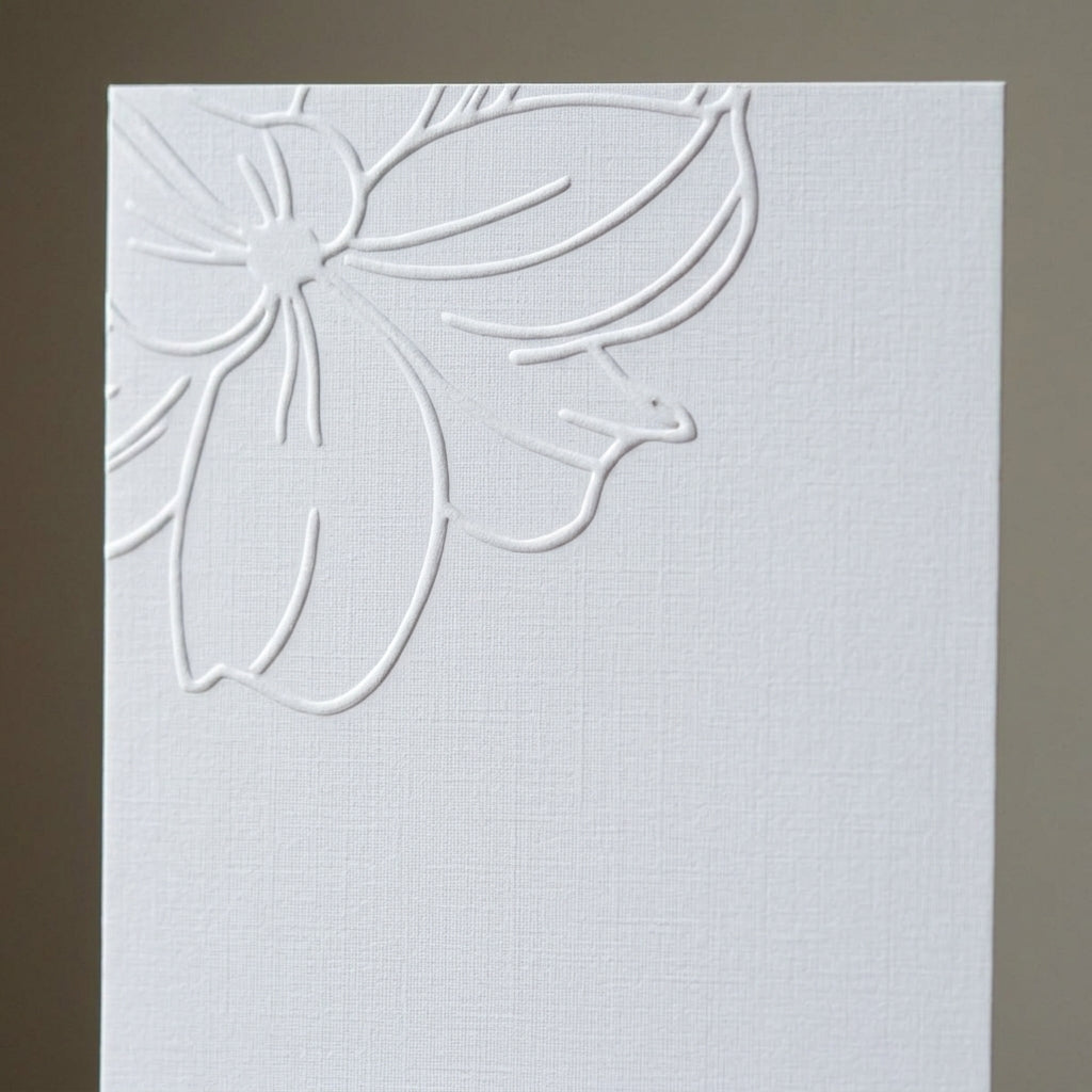 Express Invitation "The Wedding of" | Letterpress on Linen Paper