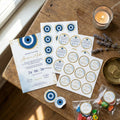 Sticker Sünnet | Individuell gestaltet "Aquarell Blue"