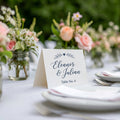 Elegant place cards, set of 100 | Fine linen paper in folded card format