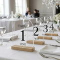 Acrylic table numbers | Individually designed for weddings