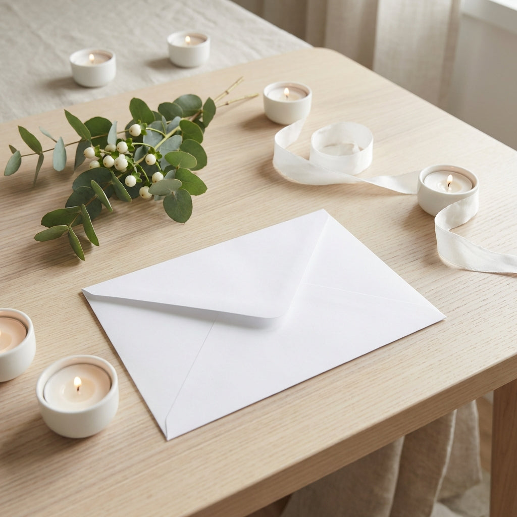 Hochwertige Dankeskarte A6 | Edles Leinenpapier im Postkartenformat "Eukalyptus"