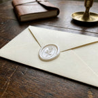High-quality invitation card | Elegant linen paper with blind embossing